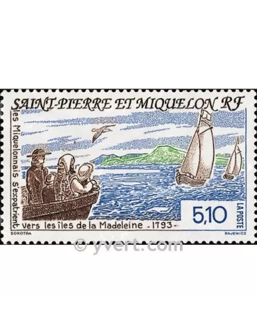 n° 579 - Timbre Saint-Pierre et Miquelon Poste 2