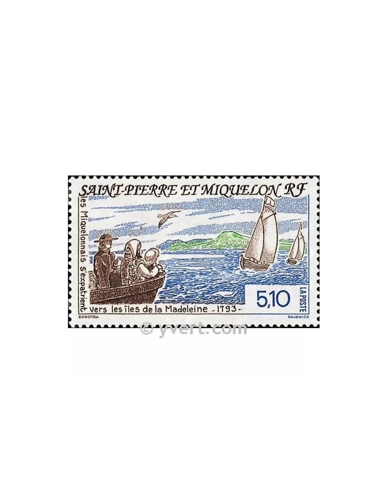 n° 579 - Timbre Saint-Pierre et Miquelon Poste