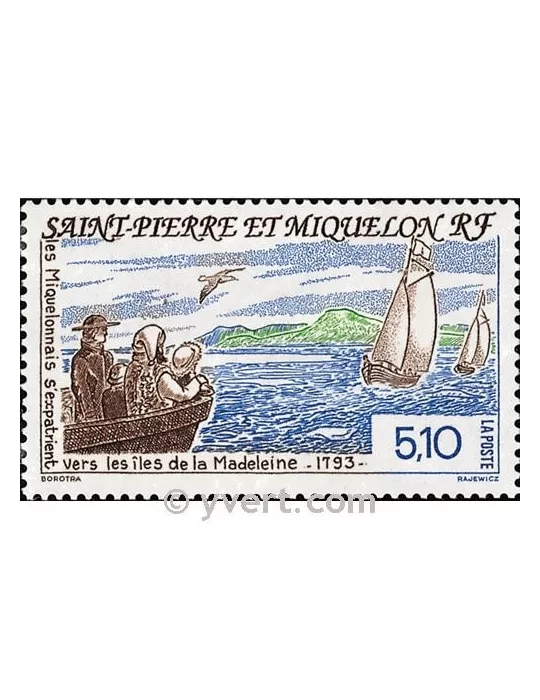 n° 579 - Timbre Saint-Pierre et Miquelon Poste