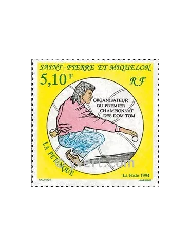 n° 593 - Timbre Saint-Pierre et Miquelon Poste