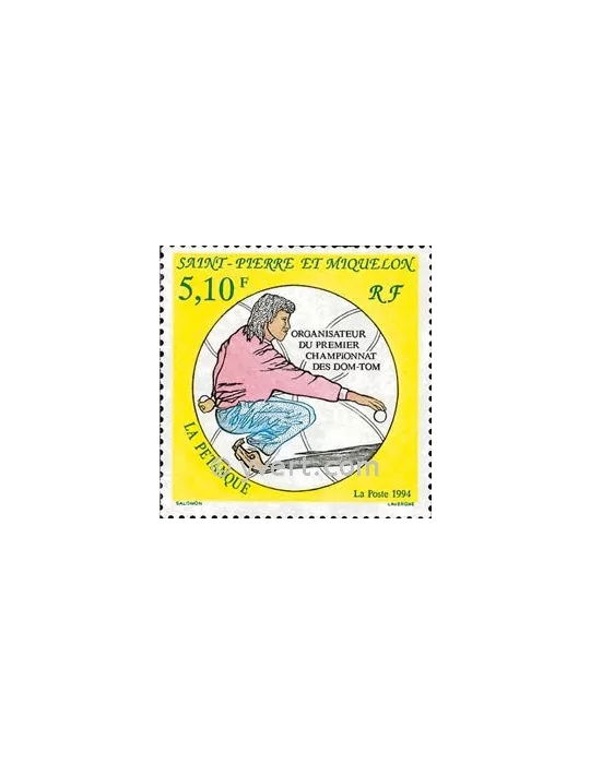n° 593 - Timbre Saint-Pierre et Miquelon Poste