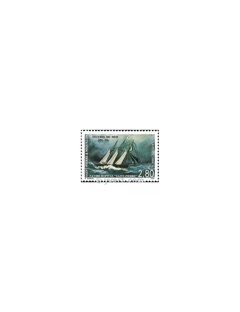 n° 598 - Timbre Saint-Pierre et Miquelon Poste