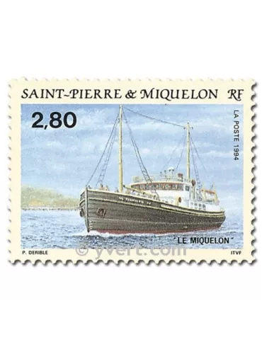n° 599/602 (BF 4) - Timbre Saint-Pierre et Miquelon Poste 2