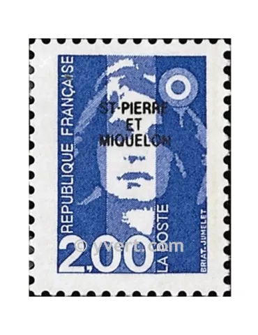 n° 605 - Timbre Saint-Pierre et Miquelon Poste 2