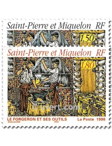 n° 628/629 - Timbre Saint-Pierre et Miquelon Poste 2