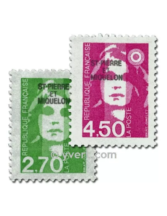 n° 630/631 - Timbre Saint-Pierre et Miquelon Poste