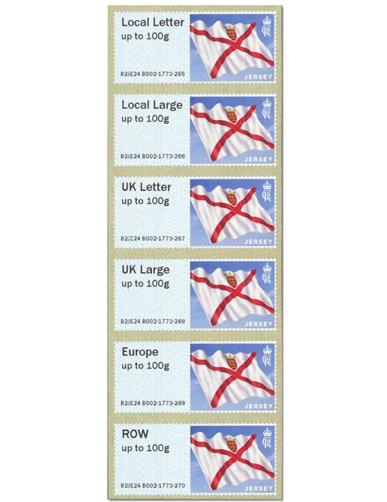 n° 83 - Timbre JERSEY Timbres de distributeurs