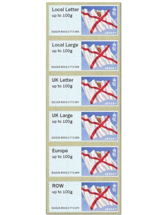 n° 83 - Timbre JERSEY Timbres de distributeurs