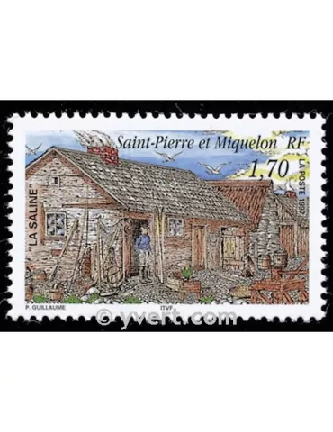 n° 644 - Timbre Saint-Pierre et Miquelon Poste 2