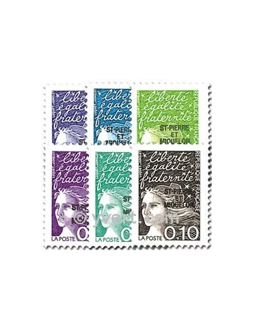 n° 656/661 - Timbre Saint-Pierre et Miquelon Poste