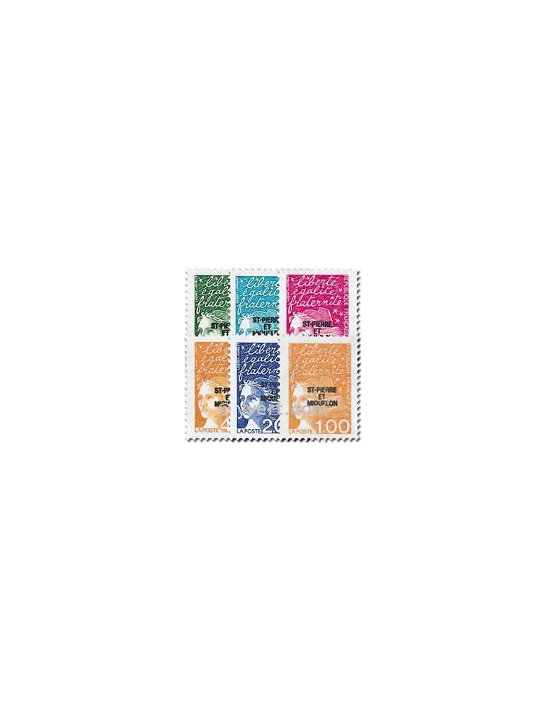 n° 663/668 - Timbre Saint-Pierre et Miquelon Poste