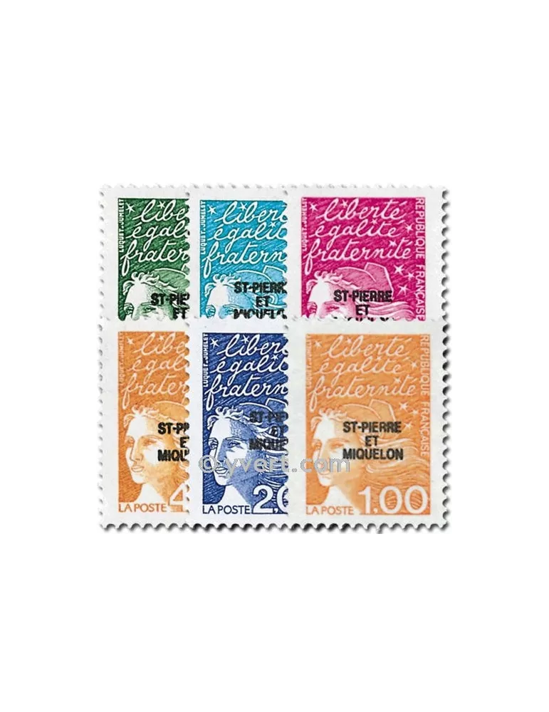 n° 663/668 - Timbre Saint-Pierre et Miquelon Poste