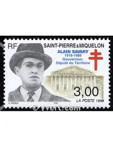 n° 669 - Timbre Saint-Pierre et Miquelon Poste 2