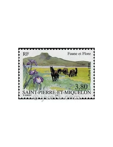 n° 671 - Timbre Saint-Pierre et Miquelon Poste