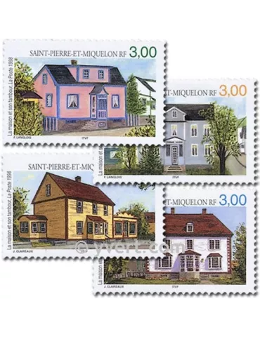 n° 676/679 - Timbre Saint-Pierre et Miquelon Poste 2
