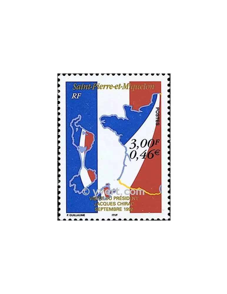 n° 703 - Timbre Saint-Pierre et Miquelon Poste