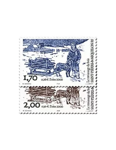 n° 711/712 - Timbre Saint-Pierre et Miquelon Poste