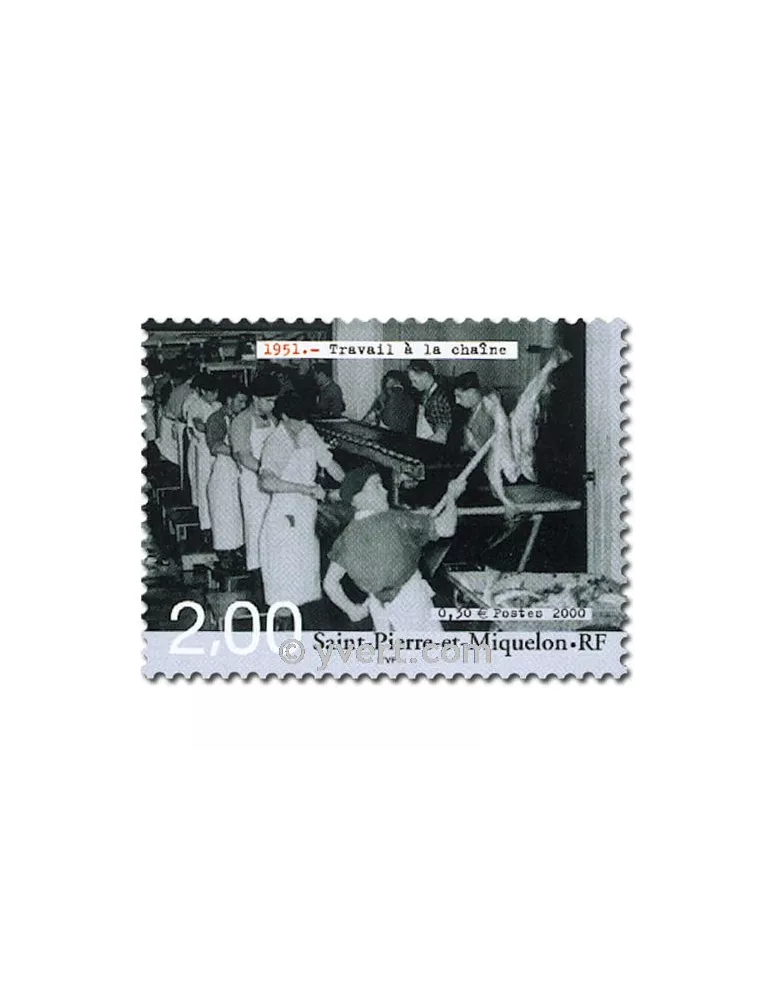 n° 727/736 (BF 9) - Timbre Saint-Pierre et Miquelon Poste