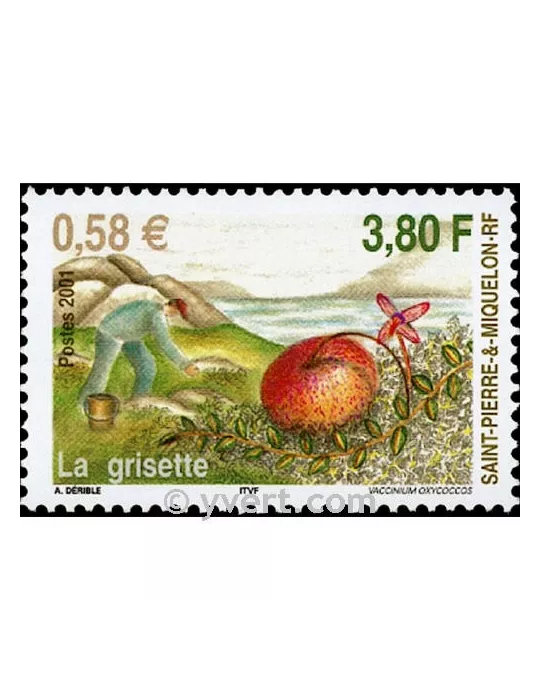n° 740 - Timbre Saint-Pierre et Miquelon Poste