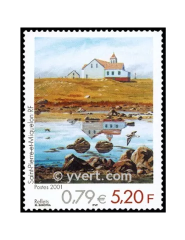 n° 743 - Timbre Saint-Pierre et Miquelon Poste 2
