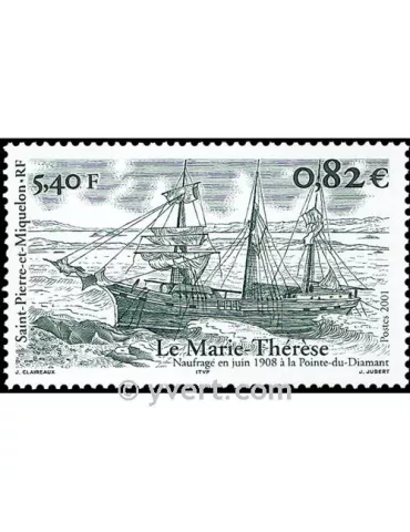 n° 752 - Timbre Saint-Pierre et Miquelon Poste 2
