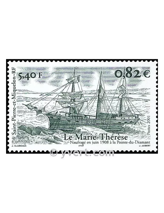 n° 752 - Timbre Saint-Pierre et Miquelon Poste