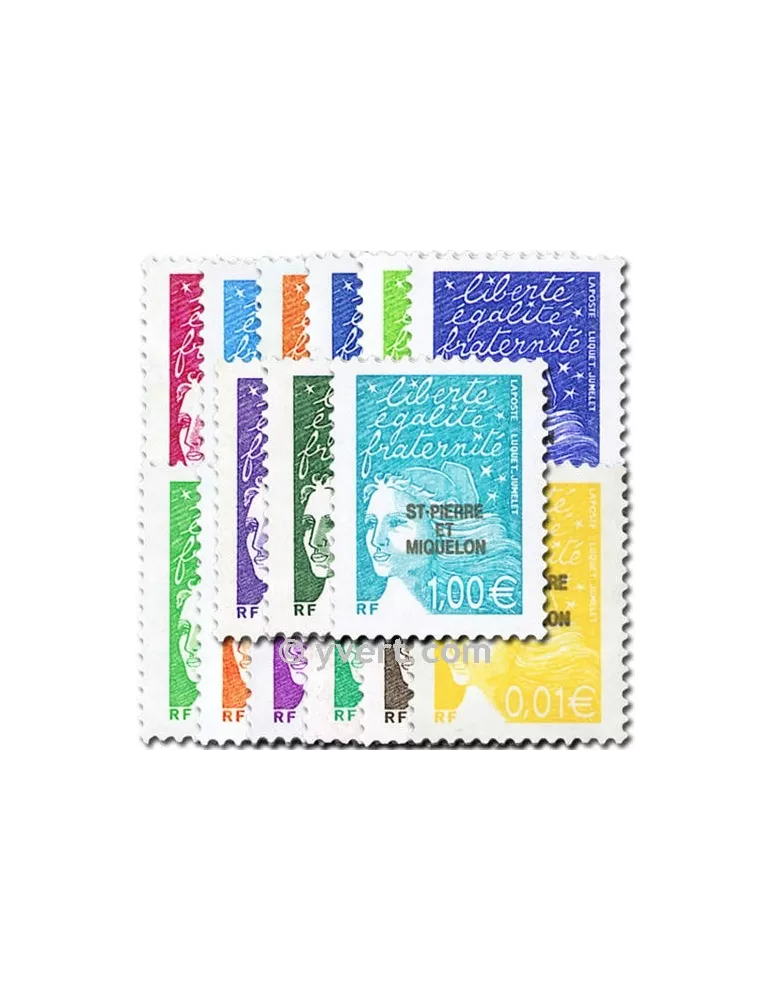 n° 758/772 - Timbre Saint-Pierre et Miquelon Poste