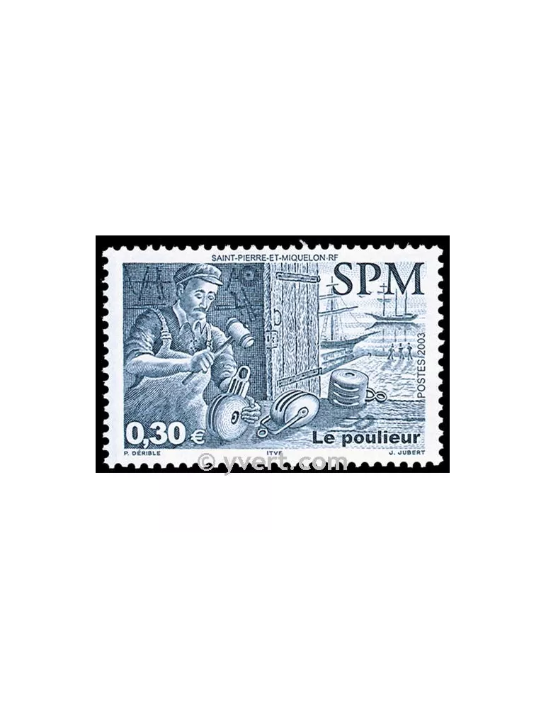 n° 795 - Timbre Saint-Pierre et Miquelon Poste