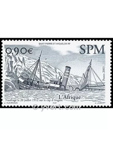 n° 806 - Timbre Saint-Pierre et Miquelon Poste 2
