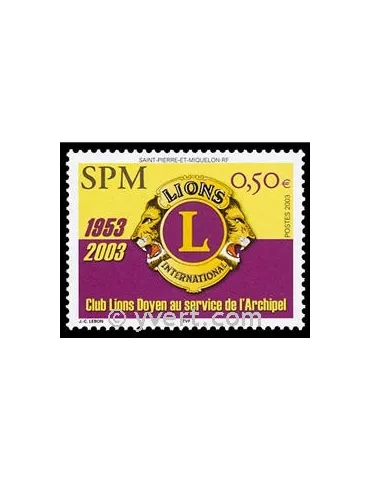 n° 808 - Timbre Saint-Pierre et Miquelon Poste