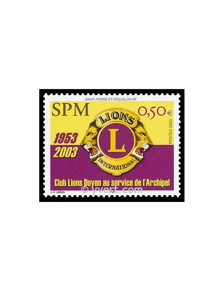 n° 808 - Timbre Saint-Pierre et Miquelon Poste