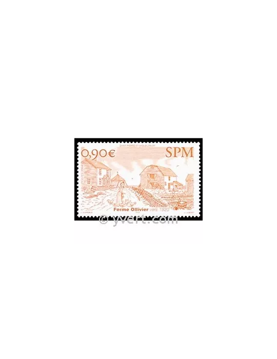 n° 814 - Timbre Saint-Pierre et Miquelon Poste