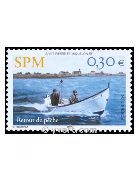 n° 815 - Timbre Saint-Pierre et Miquelon Poste