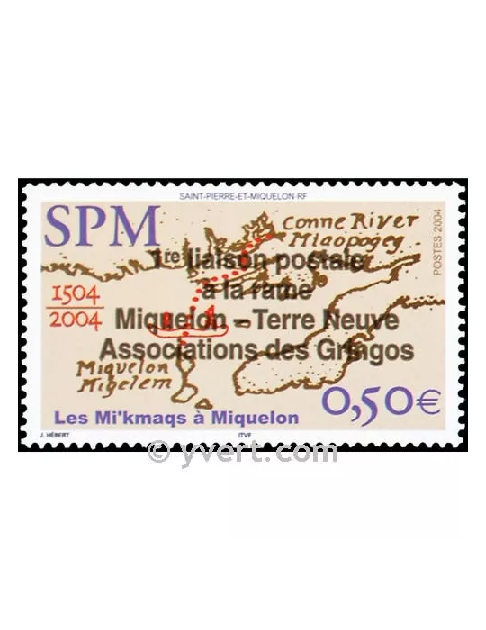n° 819 - Timbre Saint-Pierre et Miquelon Poste