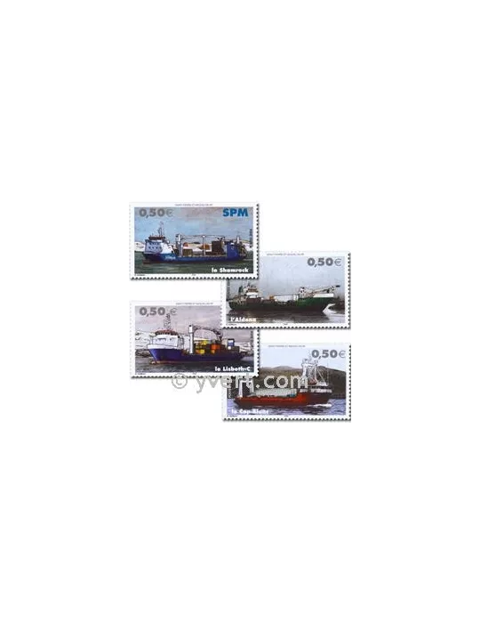 n° 823/826 (BF 10) - Timbre Saint-Pierre et Miquelon Poste