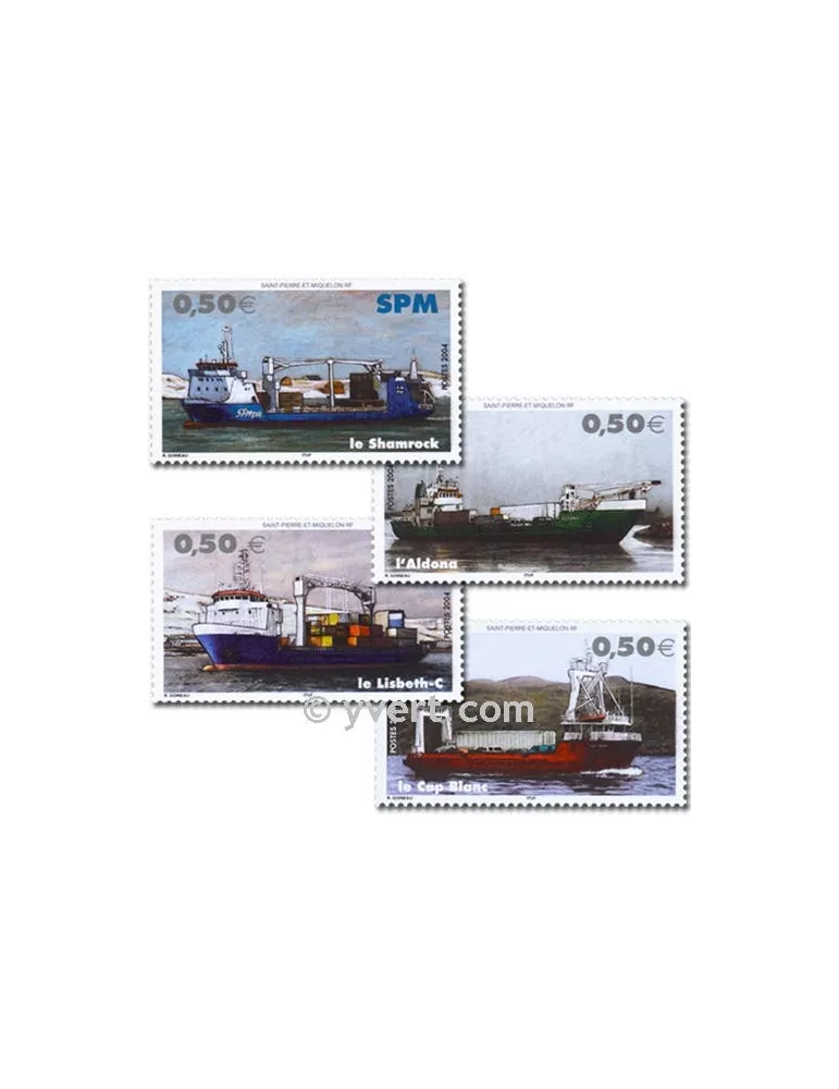 n° 823/826 (BF 10) - Timbre Saint-Pierre et Miquelon Poste