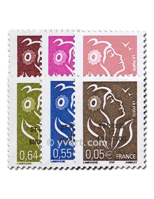 n° 845/850 - Timbre Saint-Pierre et Miquelon Poste