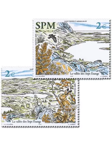 n° 853/854 - Timbre Saint-Pierre et Miquelon Poste 2