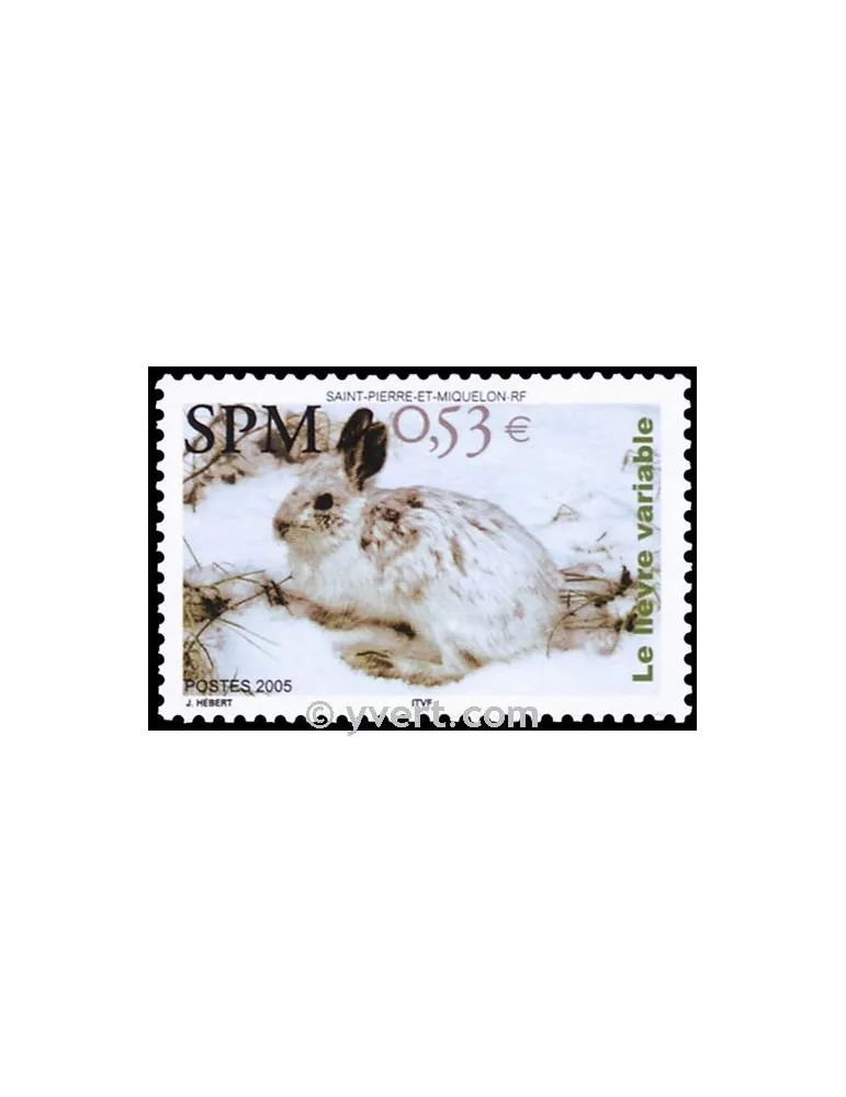 n° 855 - Timbre Saint-Pierre et Miquelon Poste