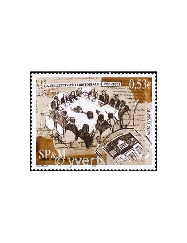 n° 858 - Timbre Saint-Pierre et Miquelon Poste