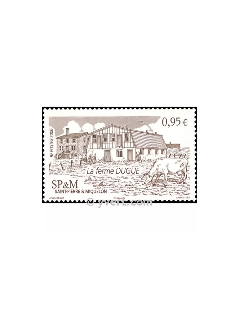 n° 875 - Timbre Saint-Pierre et Miquelon Poste