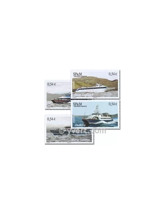n° 877/880 (BF 11) - Timbre Saint-Pierre et Miquelon Poste