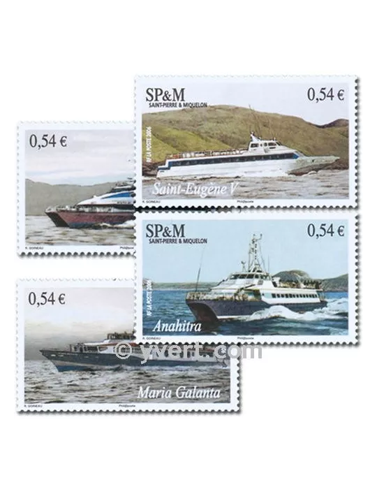 n° 877/880 (BF 11) - Timbre Saint-Pierre et Miquelon Poste