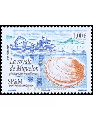 n° 884 - Timbre Saint-Pierre et Miquelon Poste 2