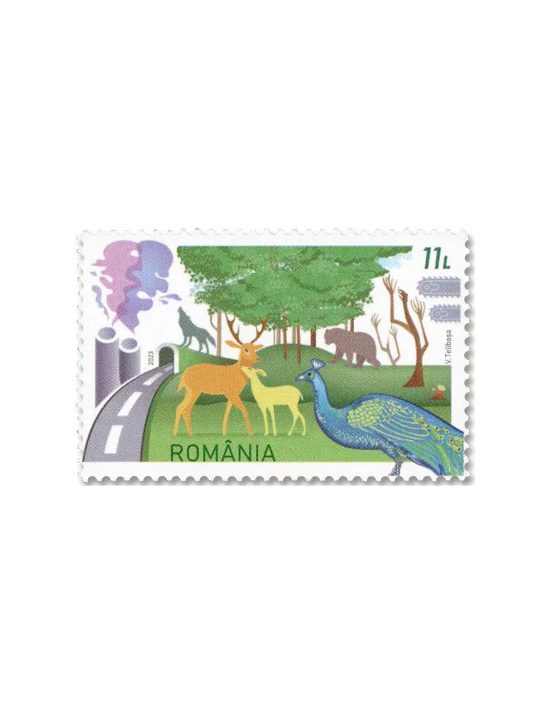 n° 7021 - Timbre ROUMANIE Poste