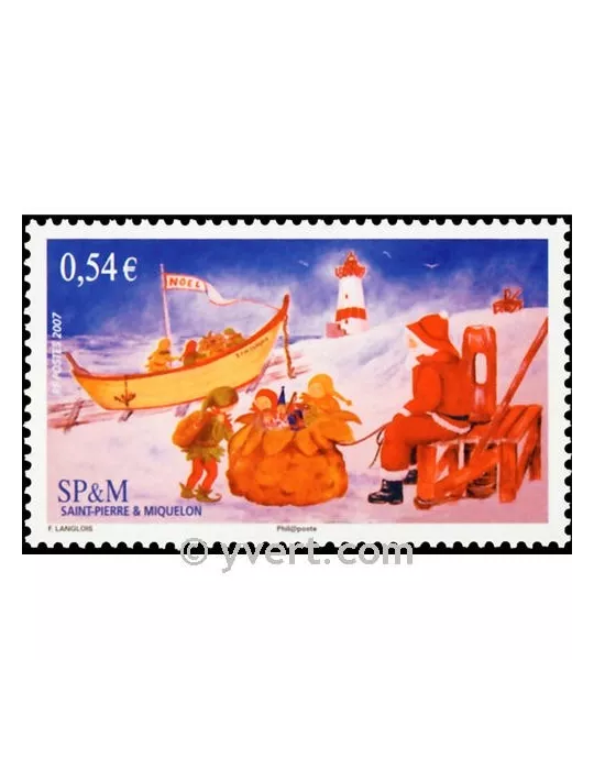 n° 910 - Timbre Saint-Pierre et Miquelon Poste