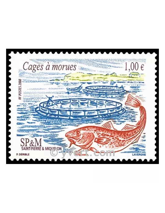 n° 913 - Timbre Saint-Pierre et Miquelon Poste