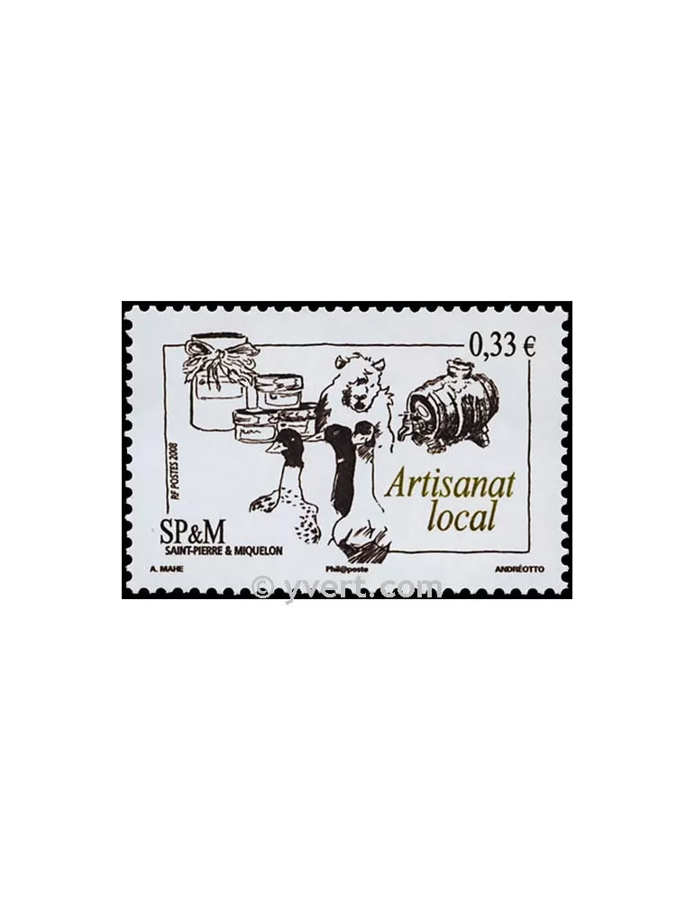 n° 917 - Timbre Saint-Pierre et Miquelon Poste