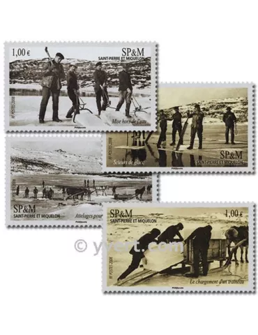 n° 928/931 (BF 13) - Timbre Saint-Pierre et Miquelon Poste 2