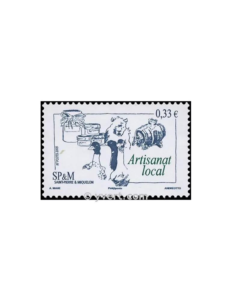 n° 947 - Timbre Saint-Pierre et Miquelon Poste